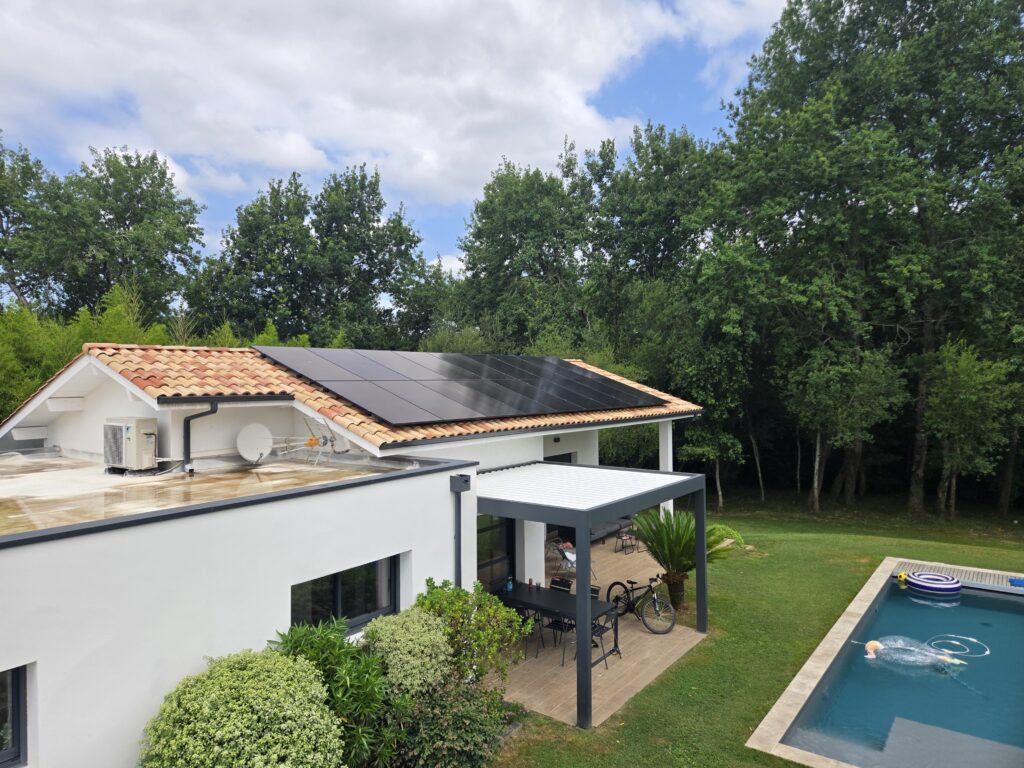 Installation photovoltaïque Biaudos